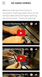 Mobile Screenshot of deharohorns.com